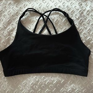 Athleta Girl Black Workout Athletic Sports Bra
